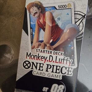 Onepiece Monkey D. Luffy Card Game Deck - Red and Blue